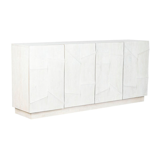 Anrichte DKD Home Decor Weiß Creme Mango-Holz 180 x 40 x 80 cm